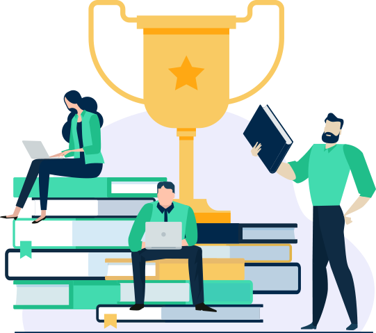 Parent satisfaction graph with percentage increase over time